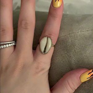 Silver Shell Ring